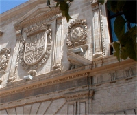 Fachada del palacio Almud (ciudad de Murcia)